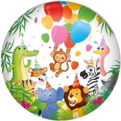 Procos Szülinapi fólia lufi - Vidám állatos minta 46cm (94177P)