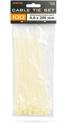 HANDY Vezetékkötegelő 200 x 4, 6 mm 100 db / csomag (05418) (05418)