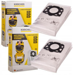 Kärcher Eredeti Karcher WD4 WD5 WD6 MV4 MV5 MV6 porzsák csomag (8 db porzsák) 2.863-006.0