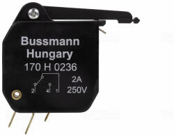Eaton Bussmann 170H0236 MICROSWITCH T1 5A 250V 000-3 Mikrokapcsoló 2A, 250V AC, T-típus (NH-hoz, stb. ) Eaton (170H0236)