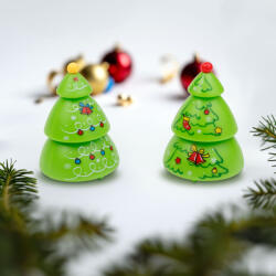 Family Collection Felhúzható guruló karácsonyfa - 6 x 5 x 4 cm - 2 db / csomag (58971C)