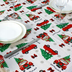  Karácsonyi asztalterítő - flannel - 132 x 178 cm (58652B)
