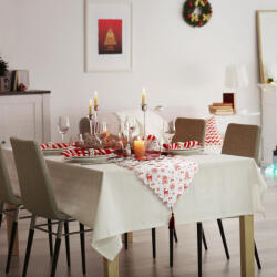 Family Collection Karácsonyi asztalterítő futó - 180 x 35 cm (58535D) - muszakiwebbolt