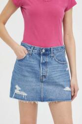 Levi's farmer szoknya mini, egyenes - kék 28 - answear - 21 990 Ft