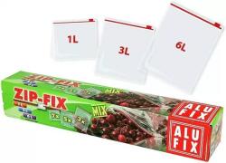 Alufix Élelmiszer zacskó cipzáras Alufix vegyes méret 15db/csomag (ZIPPMIXUNI)