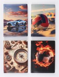  Igazolványtartó álló 16 betét lappal mintás PVC Okmányok fiú (ISKE205)