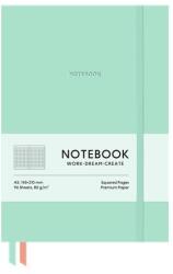 Shkolyaryk Publishing House Jegyzetfüzet A5 kockás 96lap puhafedeles Shkolyaryk Genius Türkiz (SB7110K)