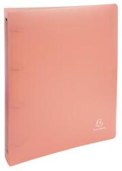 Exacompta Gyűrűs könyv 4 gyűrű 40mm A4 PP Exacompta pasztell korall (EX51977E)