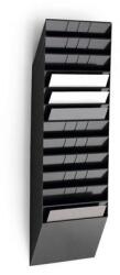 Durable Prospektustartó fali fekvő A4 Durable FLEXIBOXX fekete (DB1709781060)