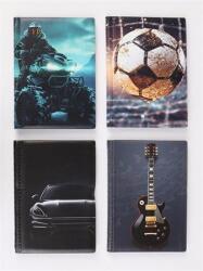  Igazolványtartó álló 10 betét lappal mintás PVC Bővített személyi fiú (ISKE201)