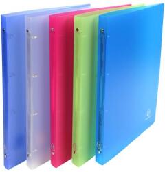 Exacompta Gyűrűs könyv 4 gyűrű 20mm A4 PP Exacompta vegyes színek (EX51169E)