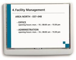 Durable Információs tábla 148, 5x210mm Durable CLICK SIGN fehér (DB486602)