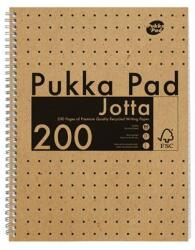Pukka Pad Spirálfüzet A4 vonalas 100 lap Pukka Pad Jotta Kraft (PUP9565)