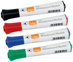Nobo Táblamarker kúpos hegyű 2mm 10db Nobo Glide vegyes (VN5268)