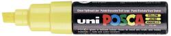 uni Dekormarker 8mm vágott Uni Posca PC-8K sárga (TUPC8KS)