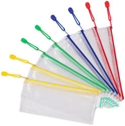 Djois Rendszerező tasak cipzáras 250x130mm DL méret Djois vegyes színek (LCA9049DJ)