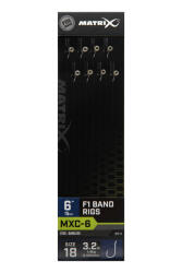 Matrix MXC-6 18 Szakáll Nélküli, Füles 1, 4kg 15cm Előkötött Horog 8db (GRR088)