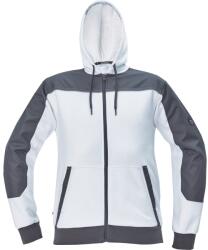 CERVA CREMORNE kapucnis kardigán fehér 4XL (0306007580007) - munkaruhatrade