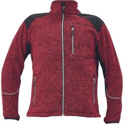 CERVA BOYER kardigán piros XXL (0301053720005) - munkaruhatrade