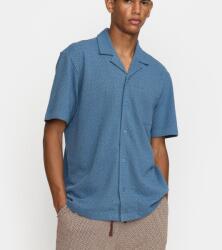 Revolution Jacquard Short-Sleeved Shirt - Blue - XXL