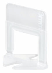 TRUPER SN-CL30 Ékes szintező kapu, 3 mm, 3-12 mm csempékhez, 100 db (102877) (T102877)