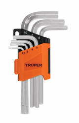 Truper ALE-7M Imbuszkulcs készlet, 7 darabos, 1, 5 - 6 mm (15530) (T15530)
