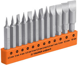 Truper EXPERT PUN-12PL2M Lapos bitkészlet, 50 mm, 12 db (101677) (T101677)