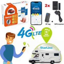 Starline Alarma auto online Starline CAMPER 2, GSM 4G, integrare CAN-OEM, 2xSIM, Bluetooth, 2xSenzori magnetici wireless CarStore Technology