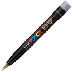 uni Marker UNI Posca Brush PCF-350, varf pensula, 1.0-10.0mm, auriu