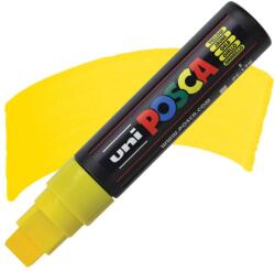 uni Marker UNI Posca PC-17K, varf tesit, 15.0mm, galben