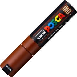 uni Marker UNI Posca PC-8K, varf tesit, 8.0mm, maro