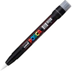 uni Marker UNI Posca Brush PCF-350, varf pensula, 1.0-10.0mm, alb