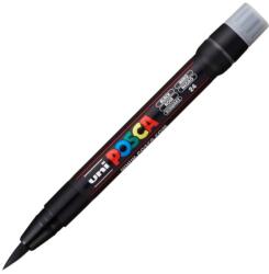 uni Marker UNI Posca Brush PCF-350, varf pensula, 1.0-10.0mm, negru