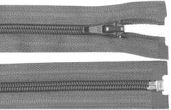 Fashion Műanyag fogú, bontható spirálcipzár kabátba, 5mm, 75cm hosszú, 270210, acélszürke