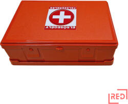  Ipari mentőláda égésre, fali dobozban "II