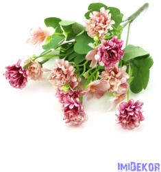 Vegyes virágú kis csokor 33cm 258 - Cirmos Pink-C. Barack