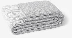 Goldea pătură din bumbac rustic - gri deschis 140 x 200 cm Patura