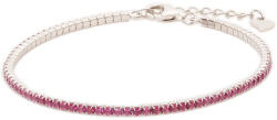 ElectraStore Bratara Tennis Argint Fucsia (346)