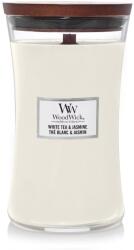 WoodWick White Tea & Jasmine nagy üveggyertya 609 g