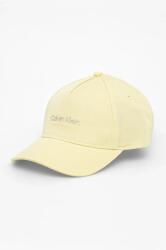 Calvin Klein pamut baseball sapka sárga, sima, K60K610525 - sárga Univerzális méret
