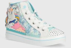 Skechers gyerek sportcipő TWI-LITES 2.0 ENCHANTED UNICORN türkiz - türkiz 35