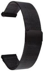  Brățară Milaneză Magnetică Neagră - 14/16/18/20/22 mm - Reglabilă - Pentru Smartwatch și Ceasuri - WZ1469 (WZ1469)