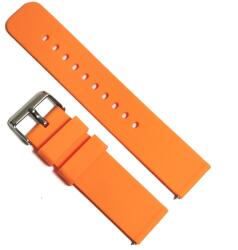 Curea de SmartWatch Portocalie din silicon 20mm / 22mm JD417P (JD417P)