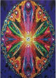 NORIMPEX - Puzzle Pictura cu diamant: Mandala oval 7D 30x40 cm - 1 - 39 piese