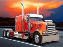NORIMPEX - Puzzle Pictura cu diamant: Camion roșu cu flăcări 30x40 cm - 1 - 39 piese
