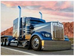 NORIMPEX - Puzzle Pictura cu diamant: Camion albastru 30x40 cm - 1 - 39 piese