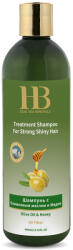 HB Dead Sea Minerals Sampon tratament cu ulei de masline si miere pentru un par puternic, Health and Beauty Marea Moarta, 400 ml