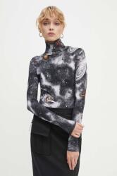 Moschino Jeans hosszú ujjú női, garbónyakú, A1213 8741 - többszínű L