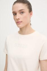 Guess t-shirt BRIANA női, bézs, V3BI11 J1314 - bézs XS - answear - 10 990 Ft