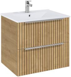 Roca Set mobilier baie riflaj (masca si lavoar cu doua sertare) Roca Elegant Plus 61x46xH55 cm, bej (light oak structure) (A852018574)